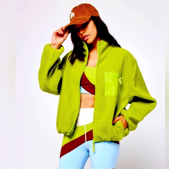 L*SPACE POWERHOUSE FLEECE
JACKET APPLE GREEN SIZE
SMALL NWT - Picture 1 of 5